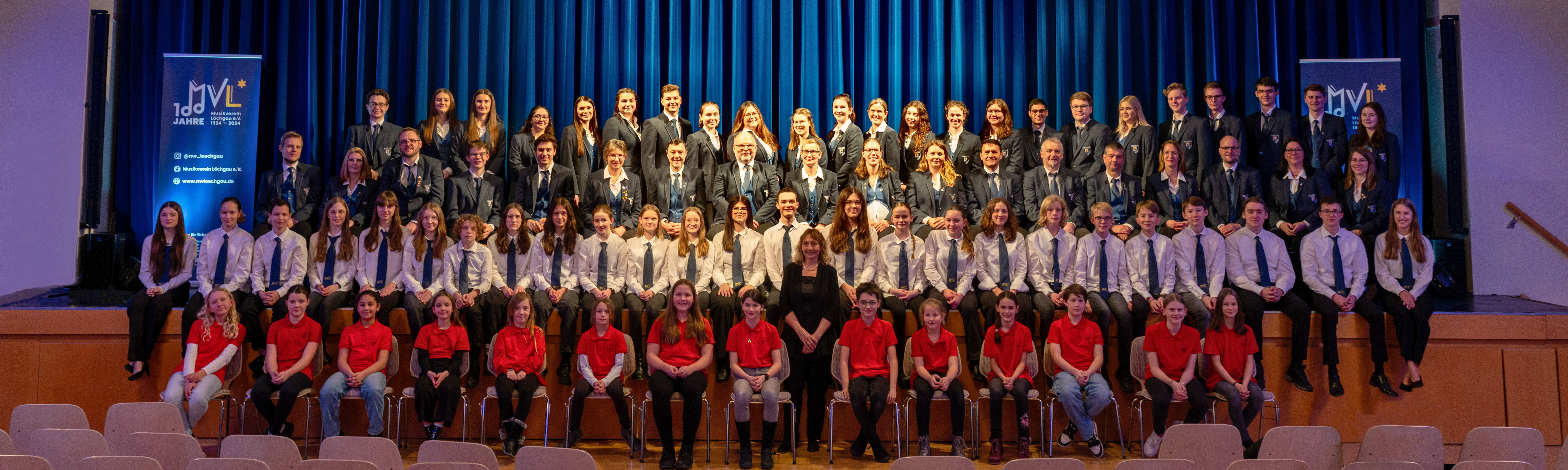 Das Blasorchester auf dem Kelterplatz in Besigheim